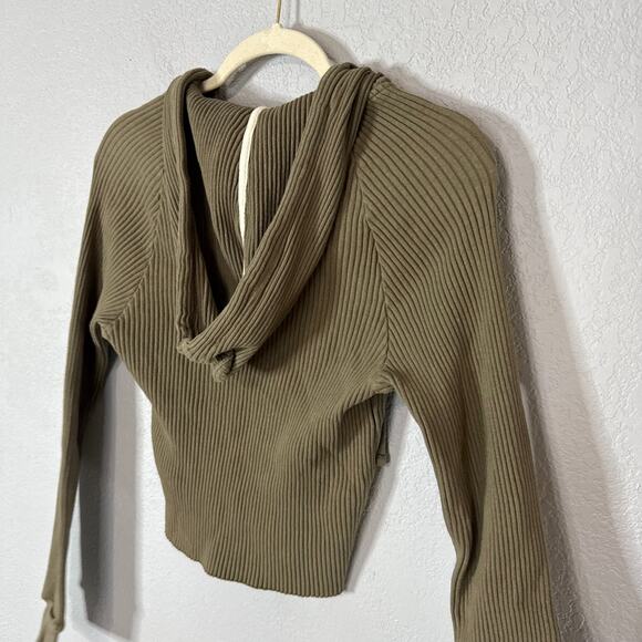 The Range Zip Hoodie Utility Green Size XS - Picture 4 of 7